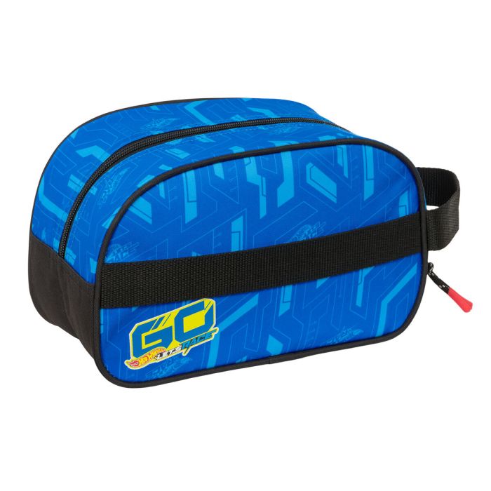 Nécessaire de Voyage Hot Wheels Let's race Bleu Noir 26 x 15 x 12 cm 2 Nécessaire de Voyage Hot Wheels Let's race Bleu Noir 26 x 15 x 12 cm 2