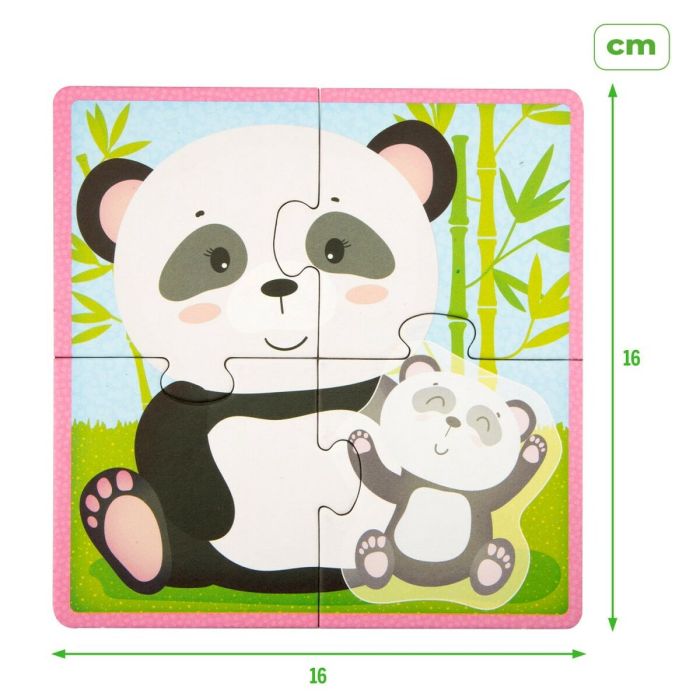 Puzzle Enfant Lisciani Giochi 16 x 1 x 16 cm animaux 16 Pièces (6 Unités) 1 Puzzle Enfant Lisciani Giochi 16 x 1 x 16 cm animaux 16 Pièces (6 Unités) 1