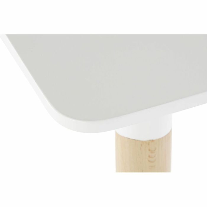 Table de Salle à Manger DKD Home Decor Blanc Bouleau Bois MDF 120 x 80 x 74 cm 3