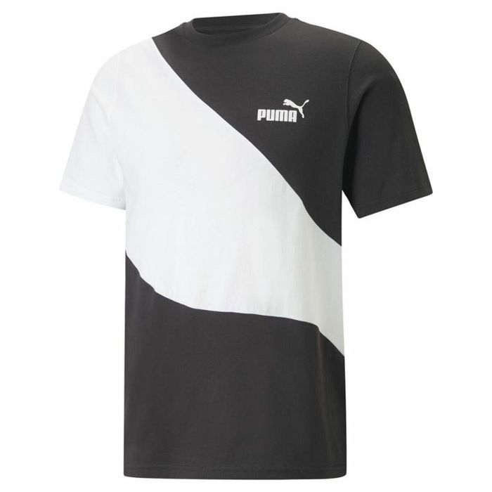 T-shirt à manches courtes homme Puma Powert Blanc Noir 0 T-shirt à manches courtes homme Puma Powert Blanc Noir 0