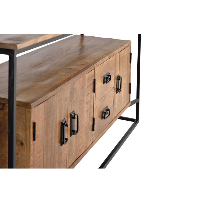 GINER Y COLOMER Buffet en bois de manguier avec finition métal naturel - Meuble artisanal 4 GINER Y COLOMER Buffet en bois de manguier avec finition métal naturel - Meuble artisanal 4