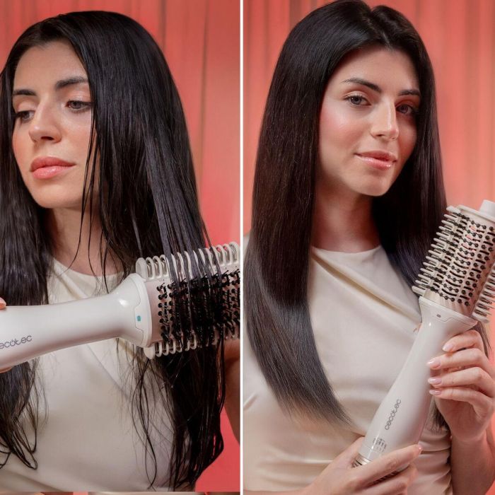 Brosse sèche-cheveux ionique Cecotec Air DryBold 1200W, 3 temp., volume, blanc 6