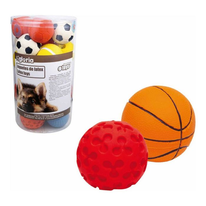 Jouet pour chien Gloria Sports Ballon Latex (18 pcs) 1 Jouet pour chien Gloria Sports Ballon Latex (18 pcs) 1