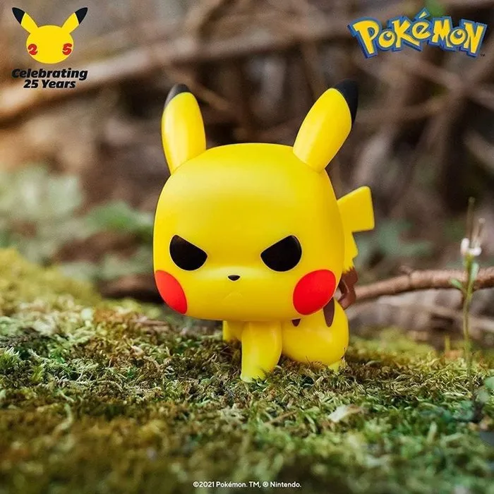 Funko Pop! - Figurine Pokémon Pikachu en Position d'Attaque - Vinyle - Figurine de Collection