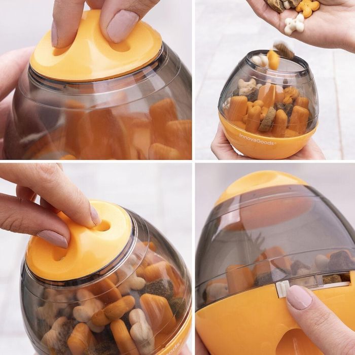 Jouet Distributeur de Friandises pour Animaux2 en 1 Petyt InnovaGoods