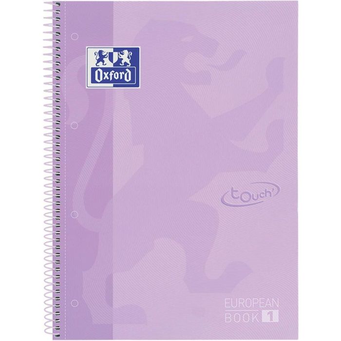 Cahier à Spirale Oxford A4 80 Volets (5 Unités) 4