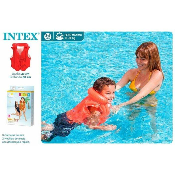 Gilet Gonflable pour Piscine Intex 50 x 47 cm 1 Gilet Gonflable pour Piscine Intex 50 x 47 cm 1