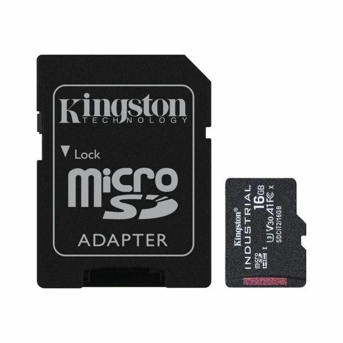 Carte Mémoire Micro SD avec Adaptateur Kingston SDCIT/16GB 16GB 16 GB 1