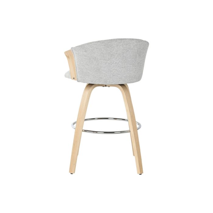 Tabouret Home ESPRIT Gris Bois 58 x 56 x 86 cm 4