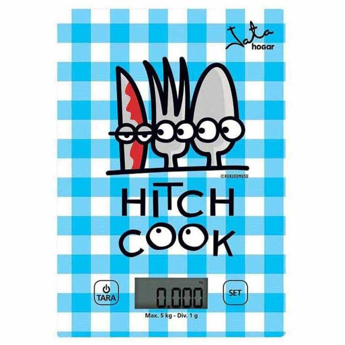 balance de cuisine numérique JATA 732K Kukuxumusu Bleu 5 kg 1