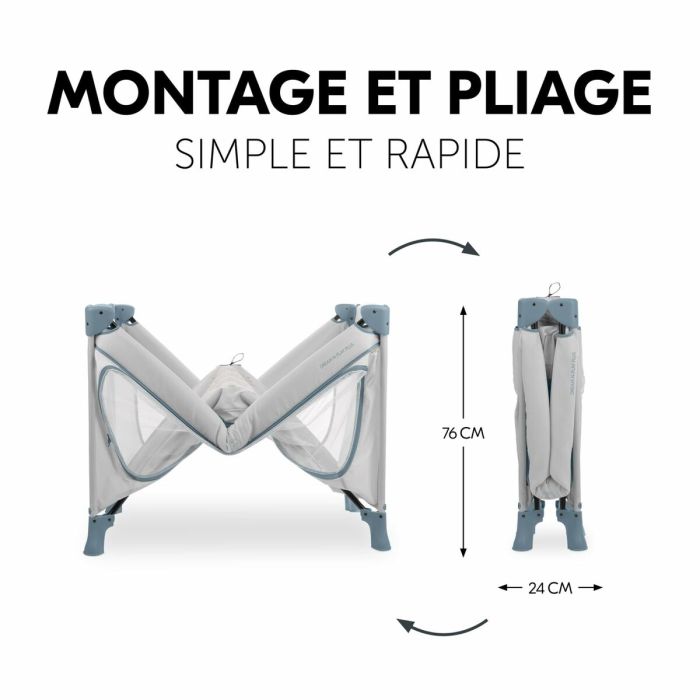 Lit de bébé Hauck Bleu 9 Lit de bébé Hauck Bleu 9