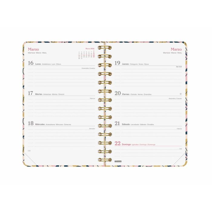 Agenda Finocam YOU 11,7 x 18,1 cm Volets 2026 4