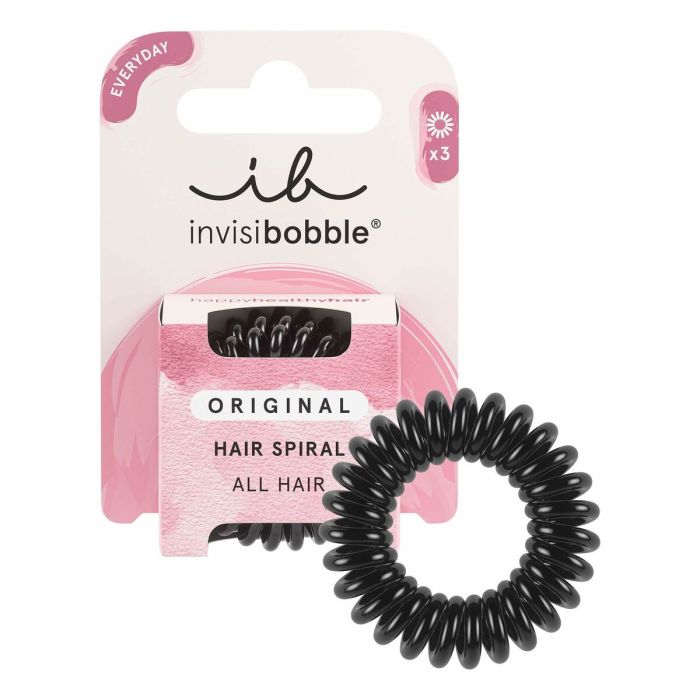 Elastiques pour Cheveux Invisibobble Original Noir (3 Unités) 0 Elastiques pour Cheveux Invisibobble Original Noir (3 Unités) 0