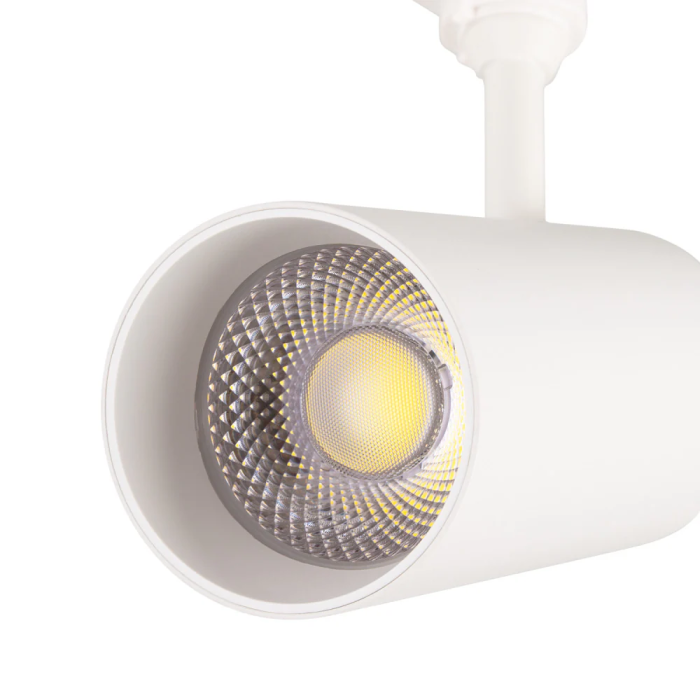 Spot de rail triphasé 30W COB réglable Flicker Free blanc CCT (3000-6000K) [1916-TL-30W-T-CCT] 2