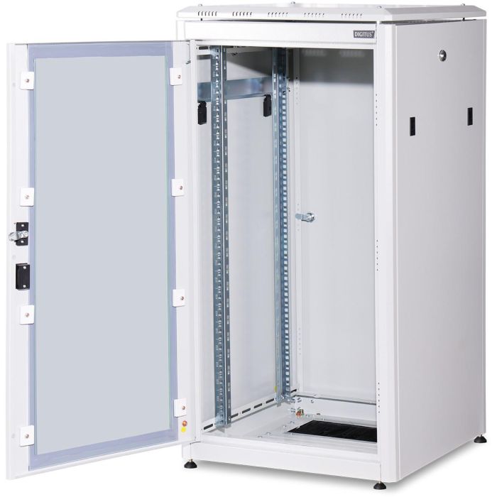 DIGITUS Netzwerkschrank Unique 22HE 1164x600x600mm grau (Speditionsversand) 7