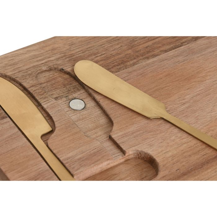 Planche à découper le fromage Home ESPRIT Acier inoxydable Acacia 38 x 20 x 1,5 cm (3 Pièces) 3 Planche à découper le fromage Home ESPRIT Acier inoxydable Acacia 38 x 20 x 1,5 cm (3 Pièces) 3