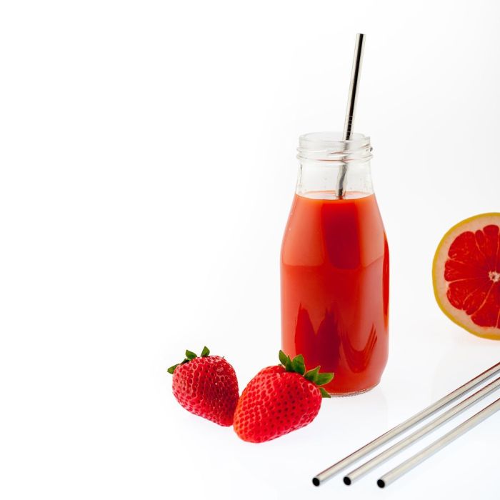 Set Pajitas Inox Bodega Koala 5 Piezas X 21,5x0,6 cm 1