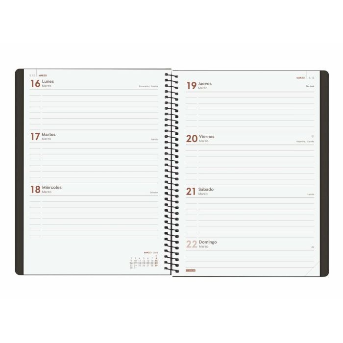 Agenda Finocam MY Noir A5 15,5 x 21,2 cm 2026 3