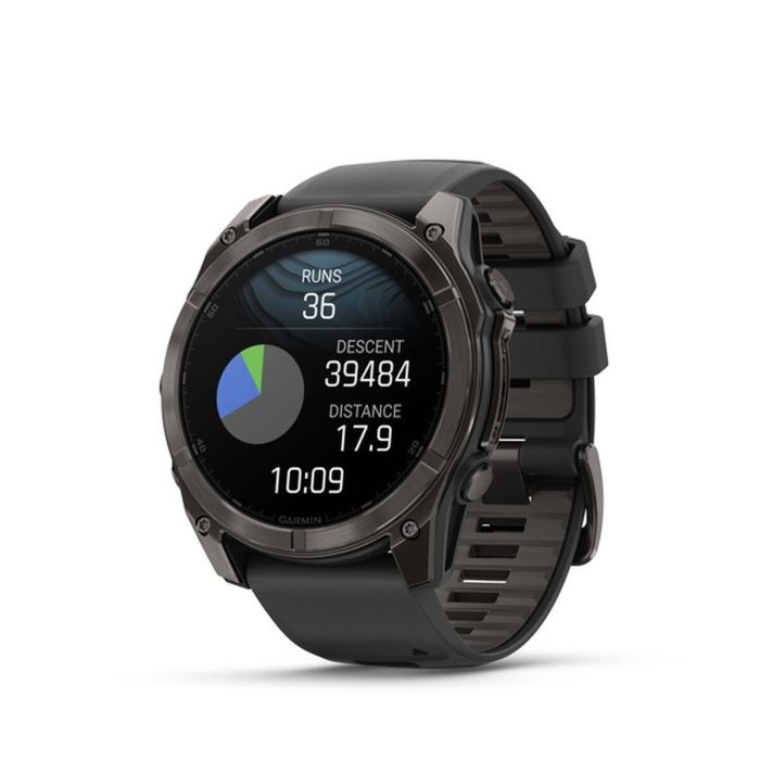 Montre intelligente GARMIN 010-02905-21 Noir Titane 1,4" 51 mm Ø 50 mm Montre intelligente GARMIN 010-02905-21 Noir Titane 1,4" 51 mm Ø 50 mm