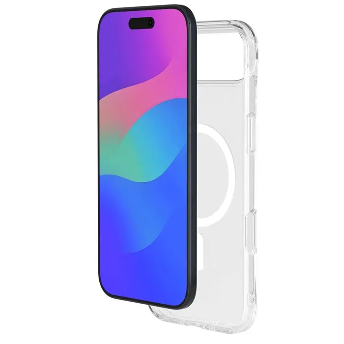 BBC Coque pour iPhone MagSafe hybride transparente - Protection élégante et compatible MagSafe