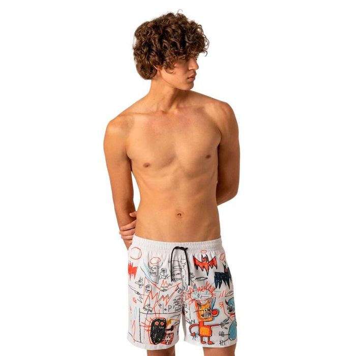 Maillot de bain homme Jimmy Lion BASQUIATBATMANSWIM-MULTICOLOR 2