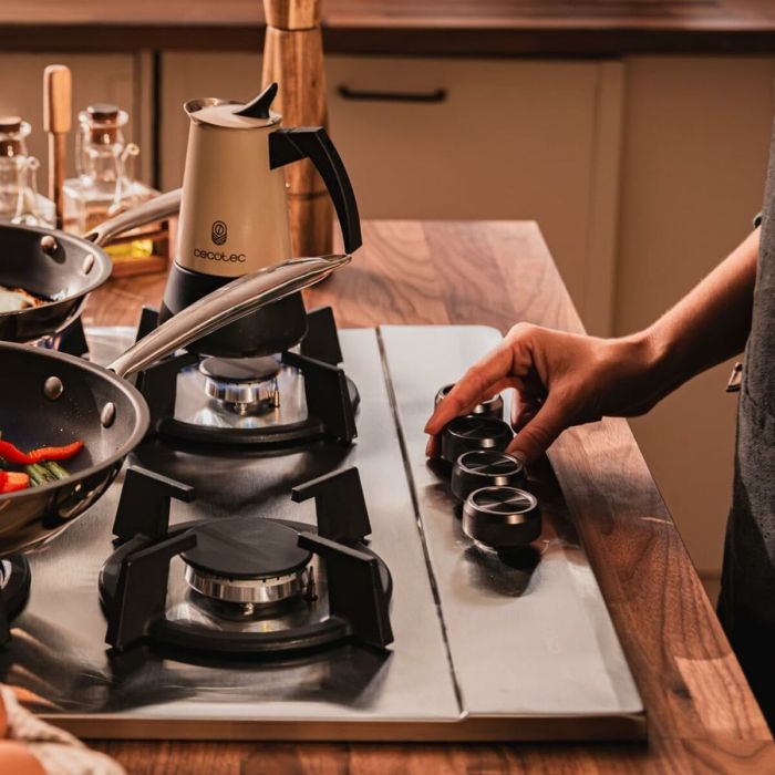 Plaque au gaz Cecotec Bolero Squad G 4200S Inox 8000 W 58 x 50 cm 1