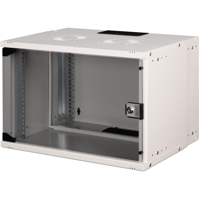 DIGITUS Wandgehäuse SOHO PRO 7HE 370x540x400 mm 19" grau 0 DIGITUS Wandgehäuse SOHO PRO 7HE 370x540x400 mm 19" grau 0
