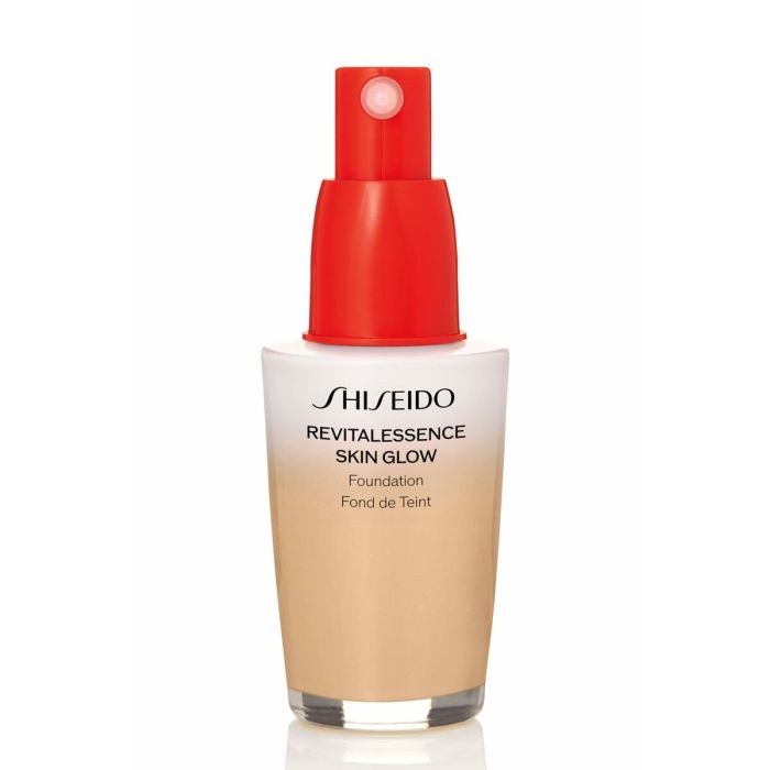 Base de maquillage liquide Shiseido Revitalessence Skin Glow Nº 320 30 ml 4
