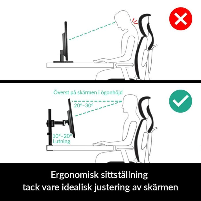 Support de table d'écran Arctic AEMNT00039A 32" 13" 5 Support de table d'écran Arctic AEMNT00039A 32" 13" 5