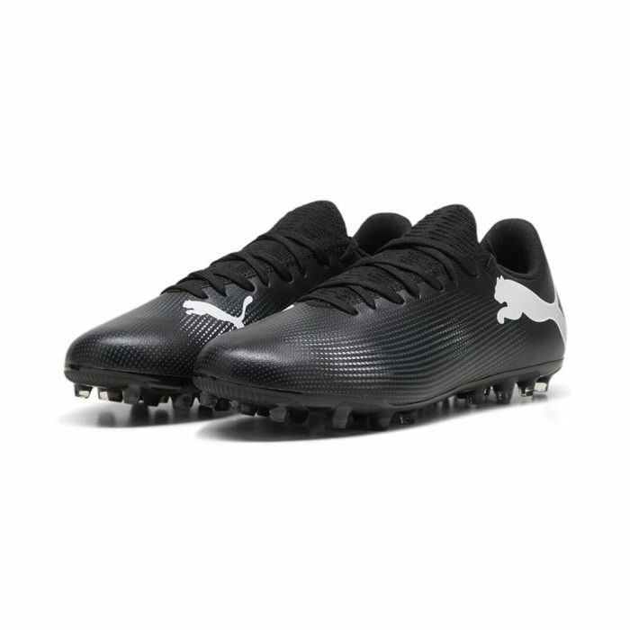 Chaussures de Football pour Adultes Puma Future 7 Match MG Blanc Noir 3 Chaussures de Football pour Adultes Puma Future 7 Match MG Blanc Noir 3