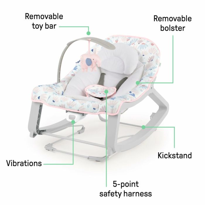 Hamac pour Bébé Ingenuity Gris 11