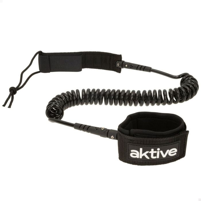Leash Aktive Noir 20 cm Spirale Paddle Surf 1