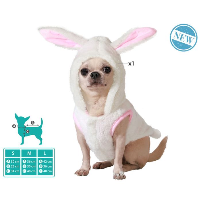 déguisement pour chien Taille L Lapin 1