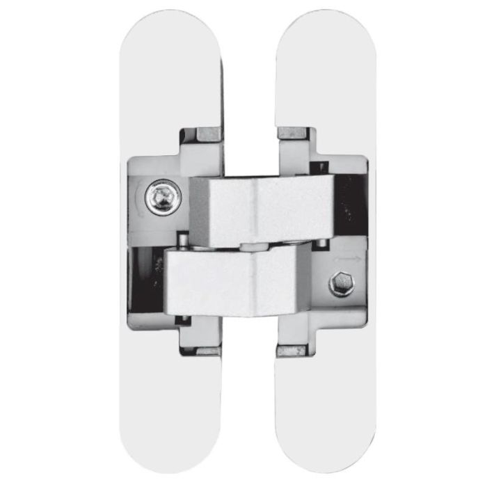 Bisagra Invisible Modelo Wing 110 5×60?Mm - Apertura 180°  45Kg En Acabado Negro Mate, Blanco Mate O Niquel Satinado Acabado Negro Mate Herrajes Alk 2