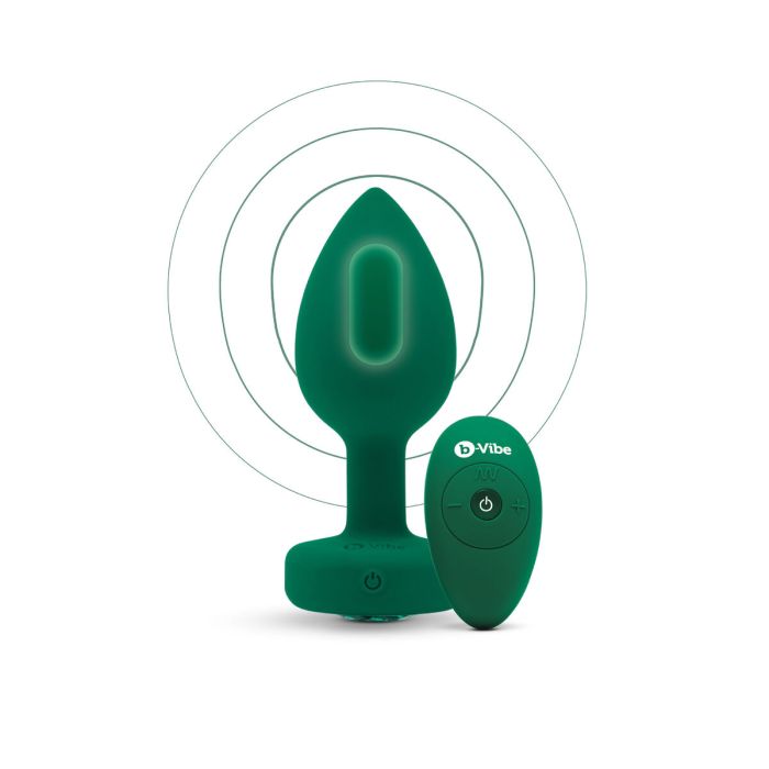 Plug Anal B-Vibe Vibrating Jewel Vert M/L 12 Plug Anal B-Vibe Vibrating Jewel Vert M/L 12