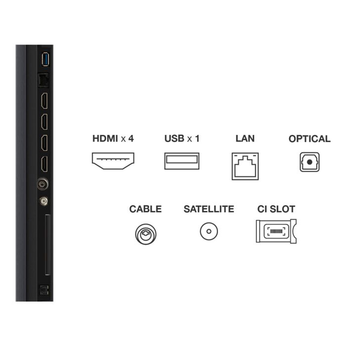 TV intelligente TCL 98C7K 98" 4K Ultra HD HDR QD Mini LED 3