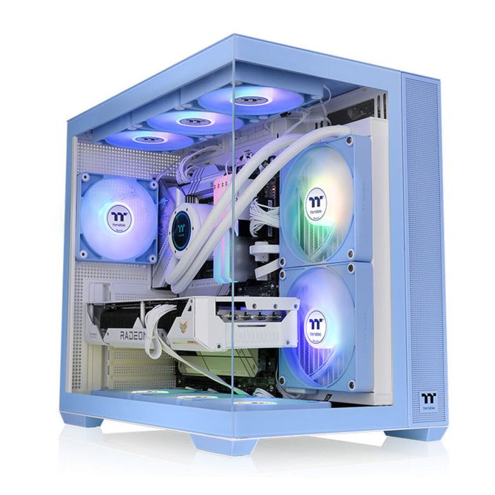 Boîtier ATX semi-tour THERMALTAKE CA-1Z2-00MFWN-00 Bleu 2 Boîtier ATX semi-tour THERMALTAKE CA-1Z2-00MFWN-00 Bleu 2