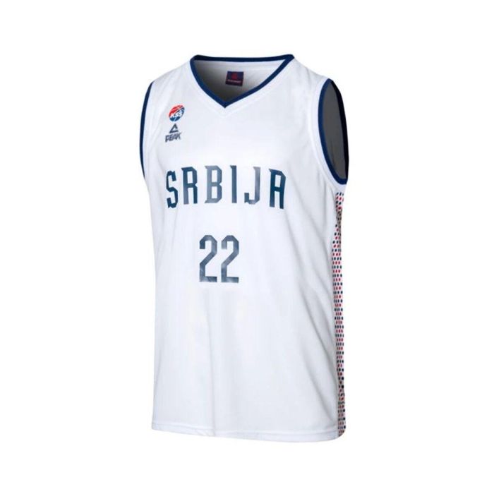 t-shirt de basket Peak Srbija 22 Blanc 9-10 Ans 0 t-shirt de basket Peak Srbija 22 Blanc 9-10 Ans 0