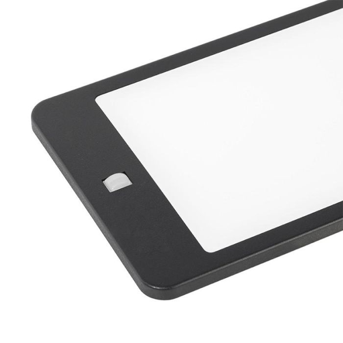 Lámpara Paneled 5W Acabados Mocca O Negro. Con Sensor Ir O Pir Acabado Negro Tipo Sensor Pir Herrajes Alk 1