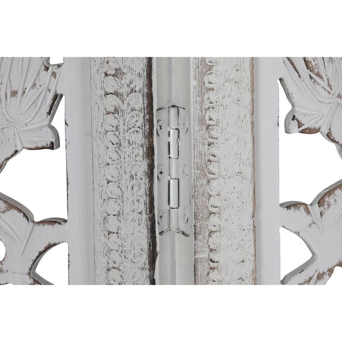 Paravent DKD Home Decor Blanc Bois de manguier Bois MDF 150 x 2 x 180 cm 1