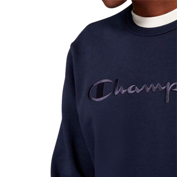 Sweat sans capuche homme Champion Icons Tonal Blue marine M 2 Sweat sans capuche homme Champion Icons Tonal Blue marine M 2