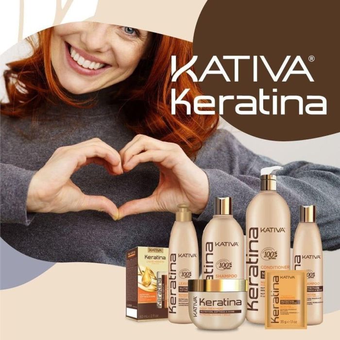 Masque nourrissant pour cheveux Kativa Keratina Deep 300 ml 1