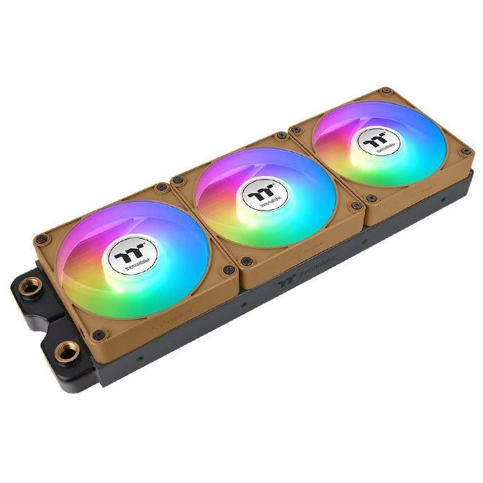 140mm Thermaltake CT140 EX ARGB Sync PC Cooling Fan Gravel Sand 3 Pack 4 140mm Thermaltake CT140 EX ARGB Sync PC Cooling Fan Gravel Sand 3 Pack 4