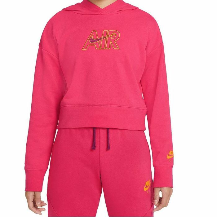 Sweat-shirt à capuche fille CROP HOODIE Nike DM8372 666 Rose 3 Sweat-shirt à capuche fille CROP HOODIE Nike DM8372 666 Rose 3