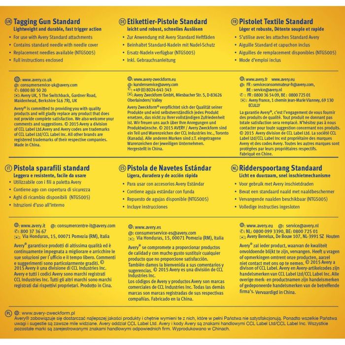 Câble USB Avery TGS001 Bleu 6 Câble USB Avery TGS001 Bleu 6