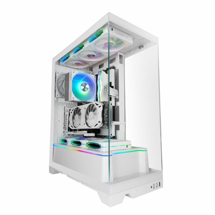 Boîtier ATX semi-tour Mars Gaming MCPRISMAW Blanc 8 Boîtier ATX semi-tour Mars Gaming MCPRISMAW Blanc 8
