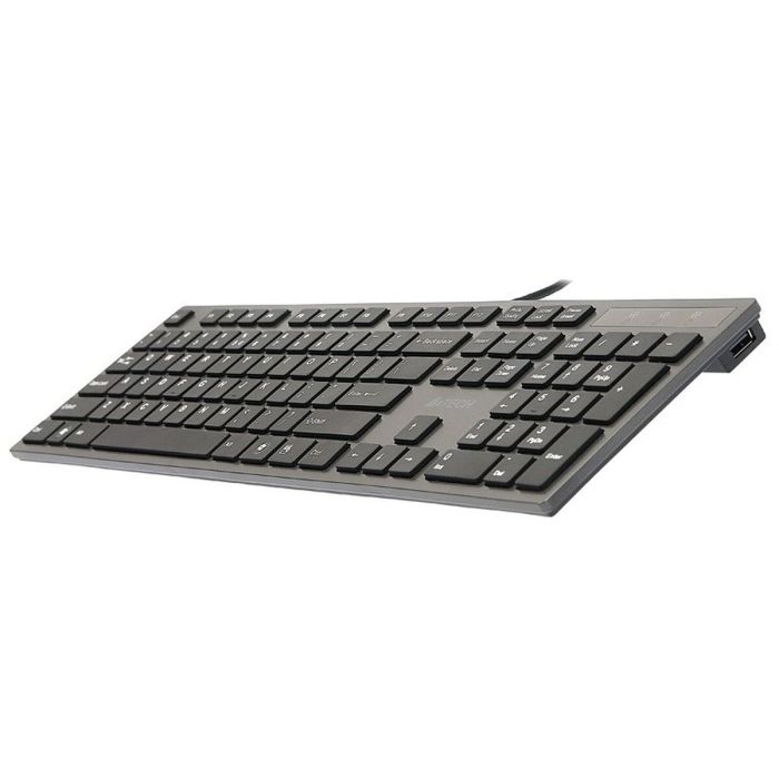 Clavier A4 Tech KV-300H QWERTY Noir Gris Monochrome Noir/Gris 3 Clavier A4 Tech KV-300H QWERTY Noir Gris Monochrome Noir/Gris 3