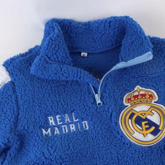Sweat-shirt à capuche fille Real Madrid C.F. Bleu 8 Sweat-shirt à capuche fille Real Madrid C.F. Bleu 8