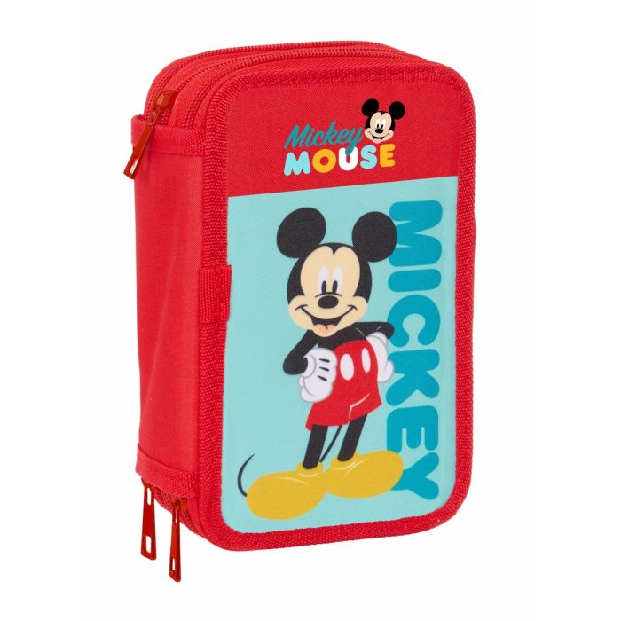 Pochette à crayons triple Mickey Mouse Rouge 12,5 x 19,5 x 5,5 cm 37 Pièces 9 Pochette à crayons triple Mickey Mouse Rouge 12,5 x 19,5 x 5,5 cm 37 Pièces 9