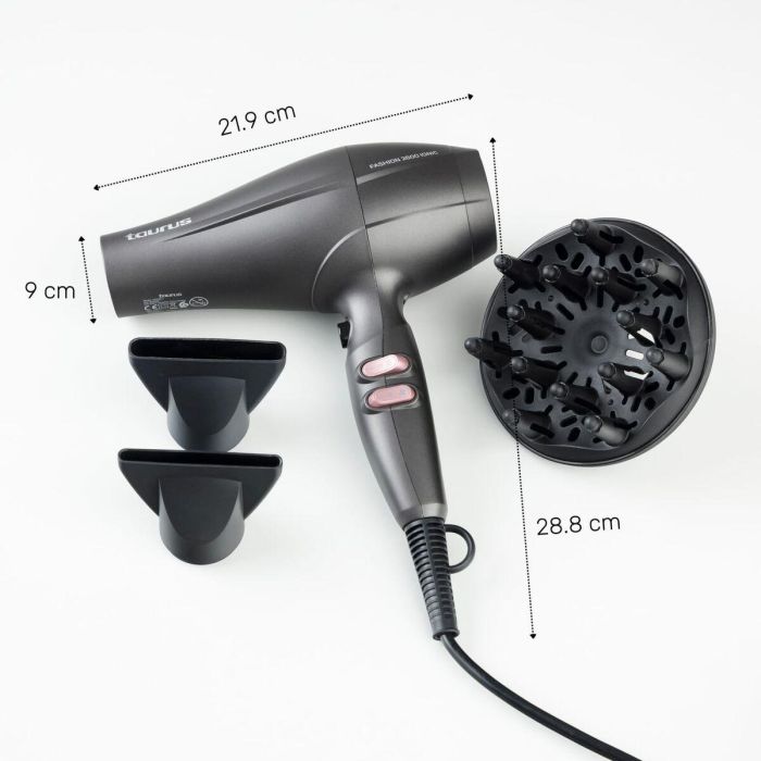 Sèche-cheveux Taurus 900399 Noir 2600 W 0 Sèche-cheveux Taurus 900399 Noir 2600 W 0